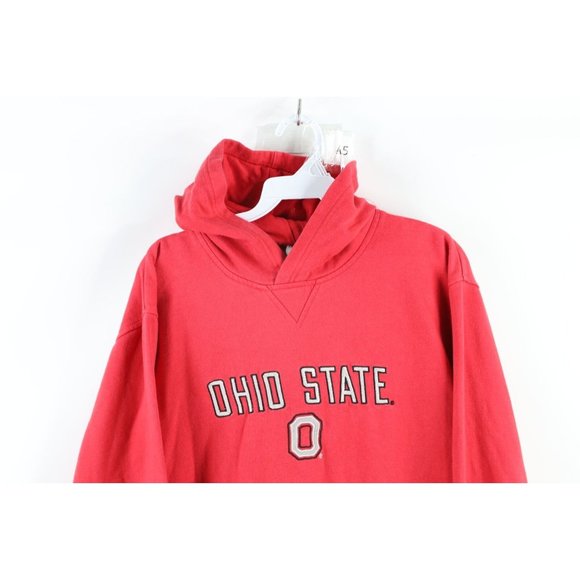 Vintage Nike M Faded Travis Scott Mini Swoosh Ohio State University Hoodie - Picture 2 of 11